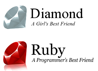 Diamond.  A Girl's Best Friend.  Ruby.  A Programmer's Best Friend.